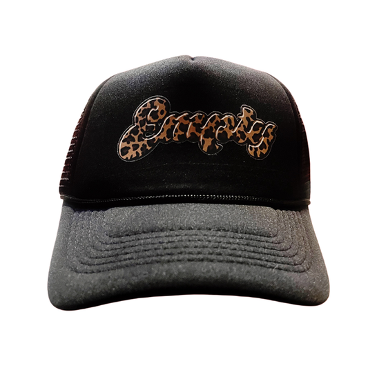 Leopard Empty Trucker Cap